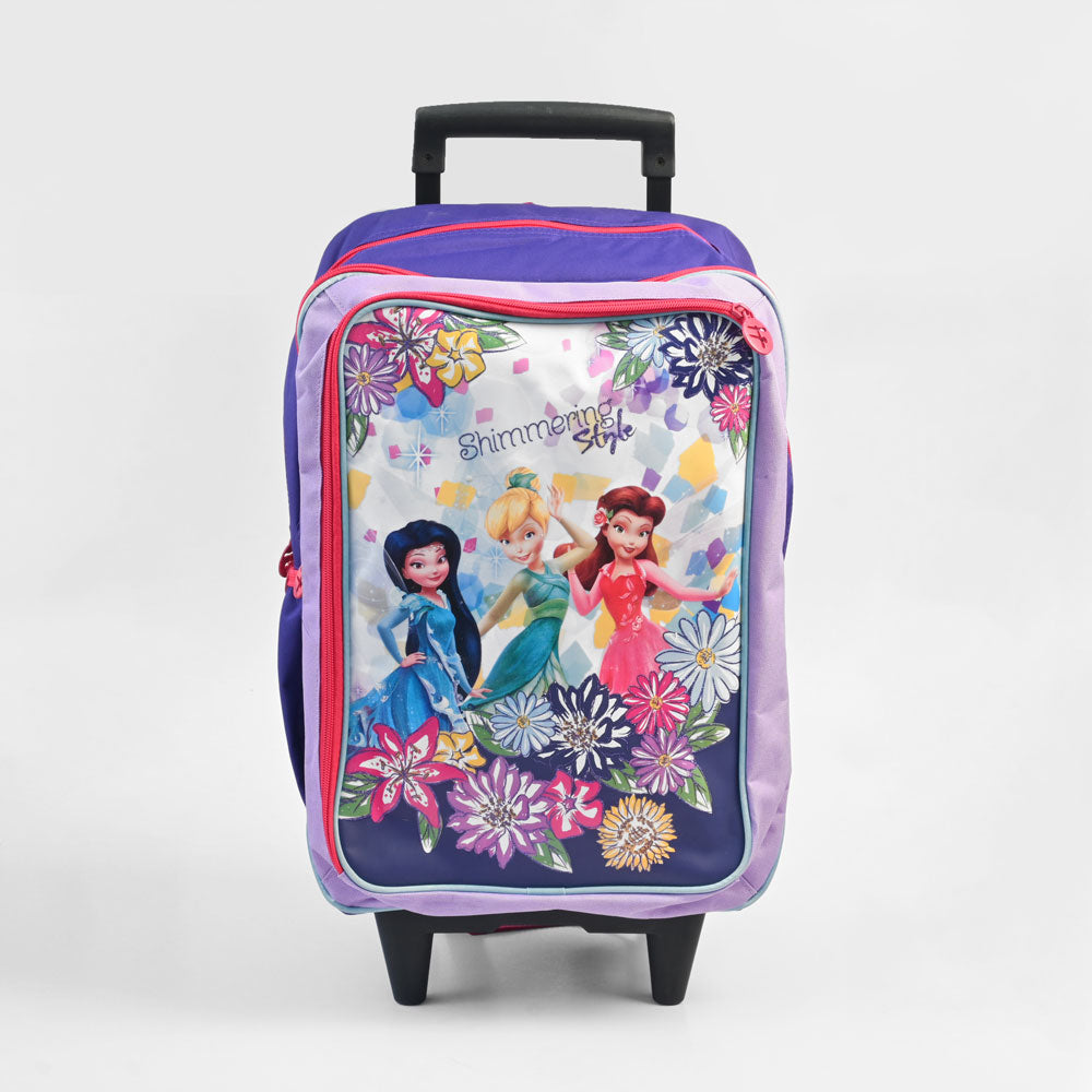 Roller Kid's Beautiful Characters trolley School Bag School Bag MTH Tinker bell Fairies 