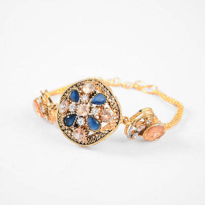 American Diamonds Women's Stuttgart Stone Bracelet Jewellery SNAN Traders Blue 