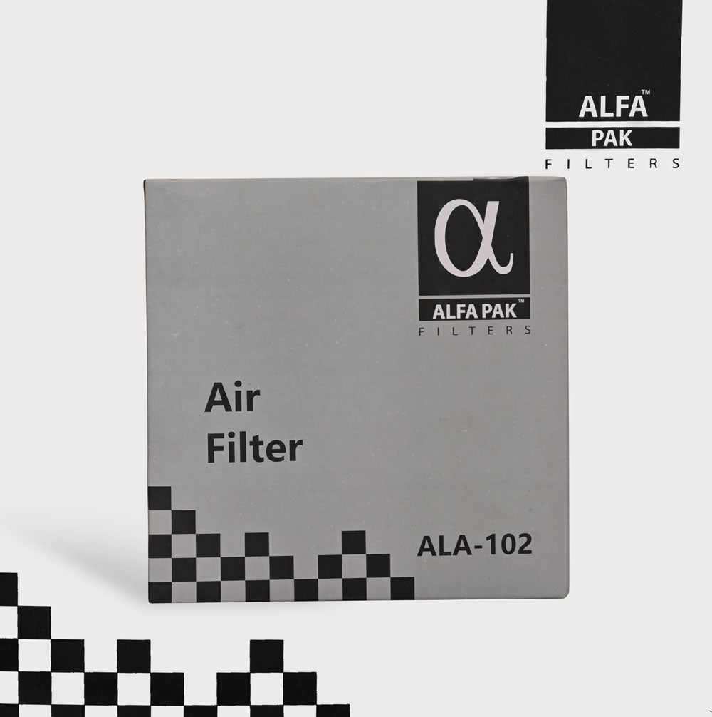 Alfa Pak Suzuki Mehran Old Models Air Filter - ALA-102 Motor Vehicle Engine Parts UAP 