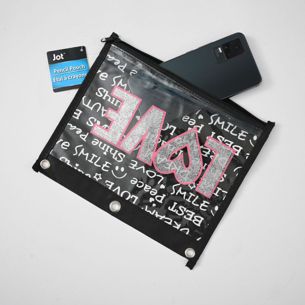 Jot File Binding Pencil Pouch elo