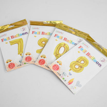 Unicorn Golden Number Digits Balloons Kid's Accessories SPT 