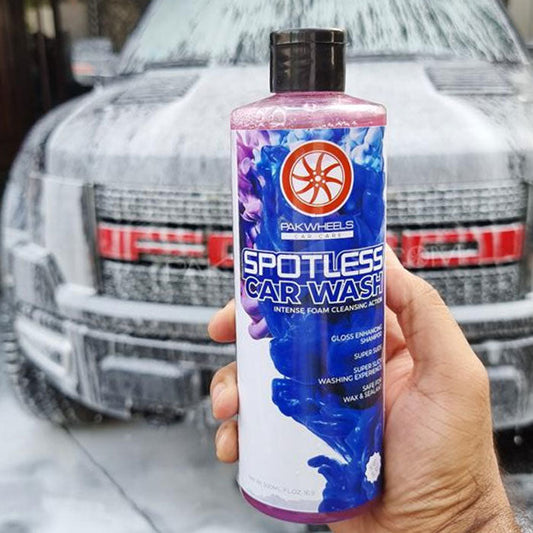 PakWheels Spotless Car Wash Shampoo - 500ml Motor Vehicle Engine Parts PKW 