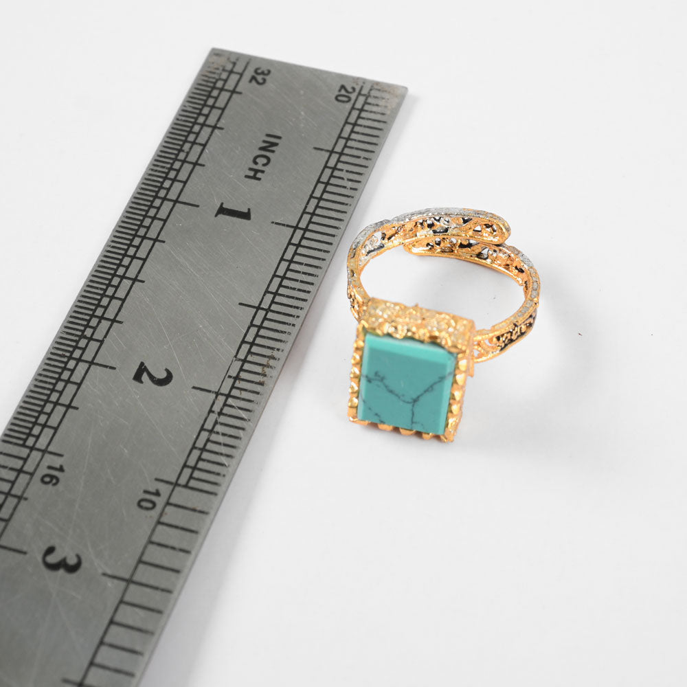 American Diamonds Women's Samorin Adjustable Ring Jewellery SNAN Traders 