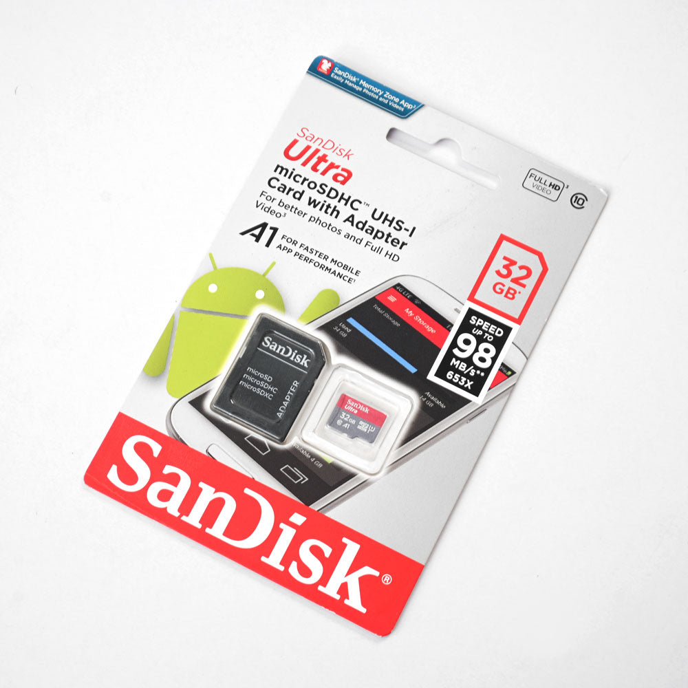 Sandisk UHS-1 Memory Card With Adapter- 32 GB Electronics SDQ 