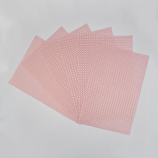 Venus Homes Stylish Table Mat-Pack of 6 Table Runner De Artistic Pink 