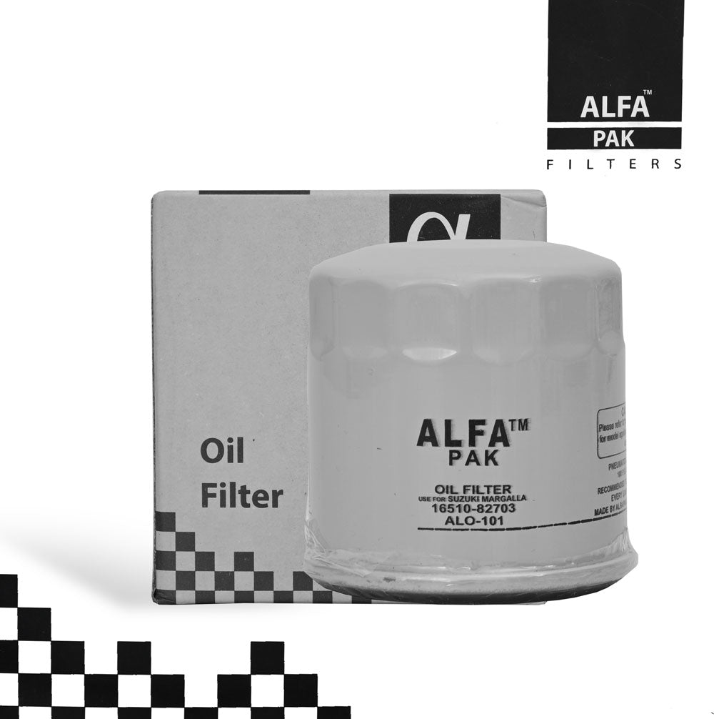 Alfa Pak Suzuki Mehran/Alto Oil Filter - ALO-101 Motor Vehicle Engine Parts UAP 