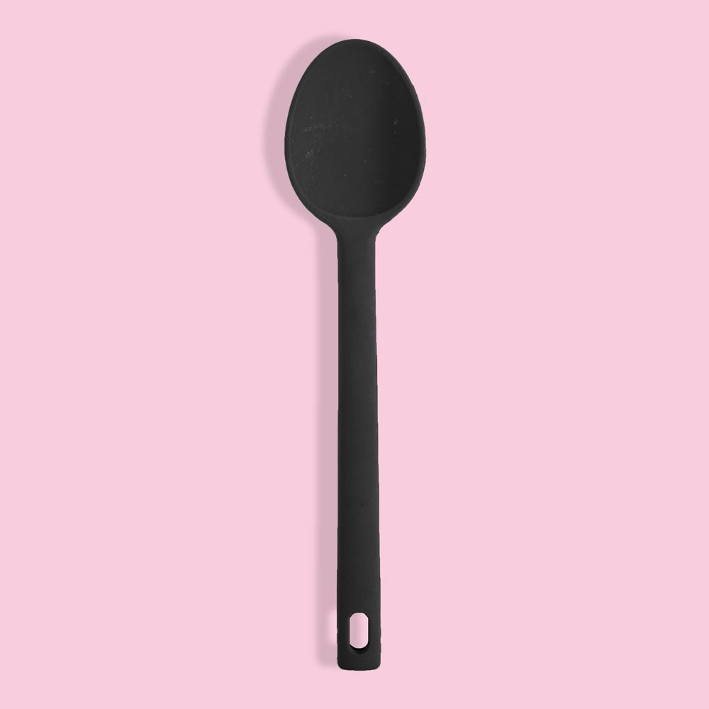 Nonstick Silicone Heat-Resistant Kitchen Spoon Kitchen Accessories ALN Oval 