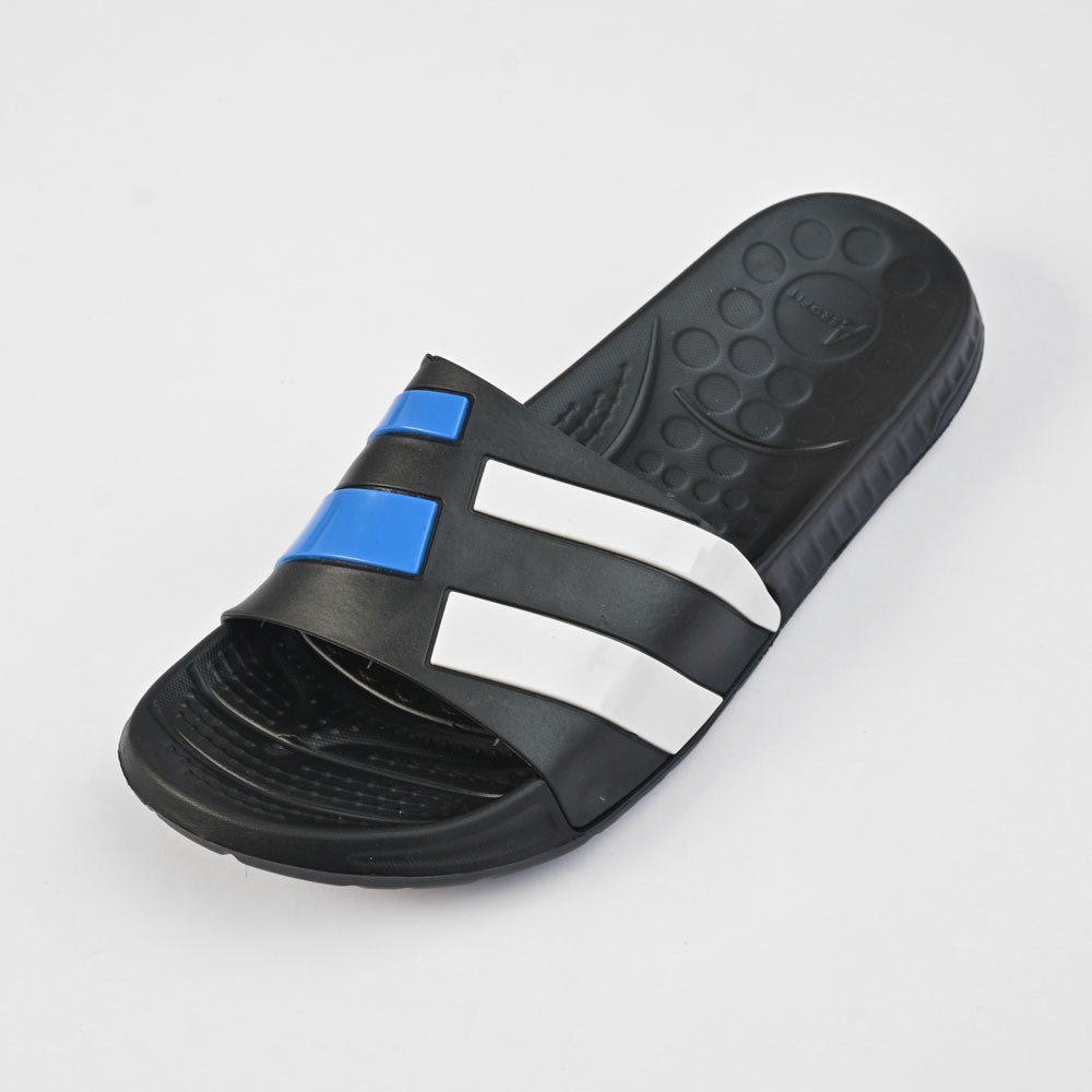 Aerofit Men's Contrast Strips Style Comfort Slides Men's Shoes NB Enterprises 