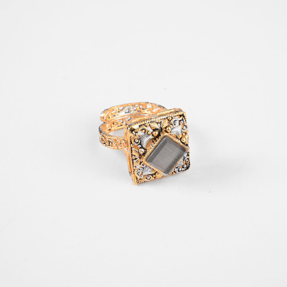 American Diamonds Women's Secovce Adjustable Ring Jewellery SNAN Traders 