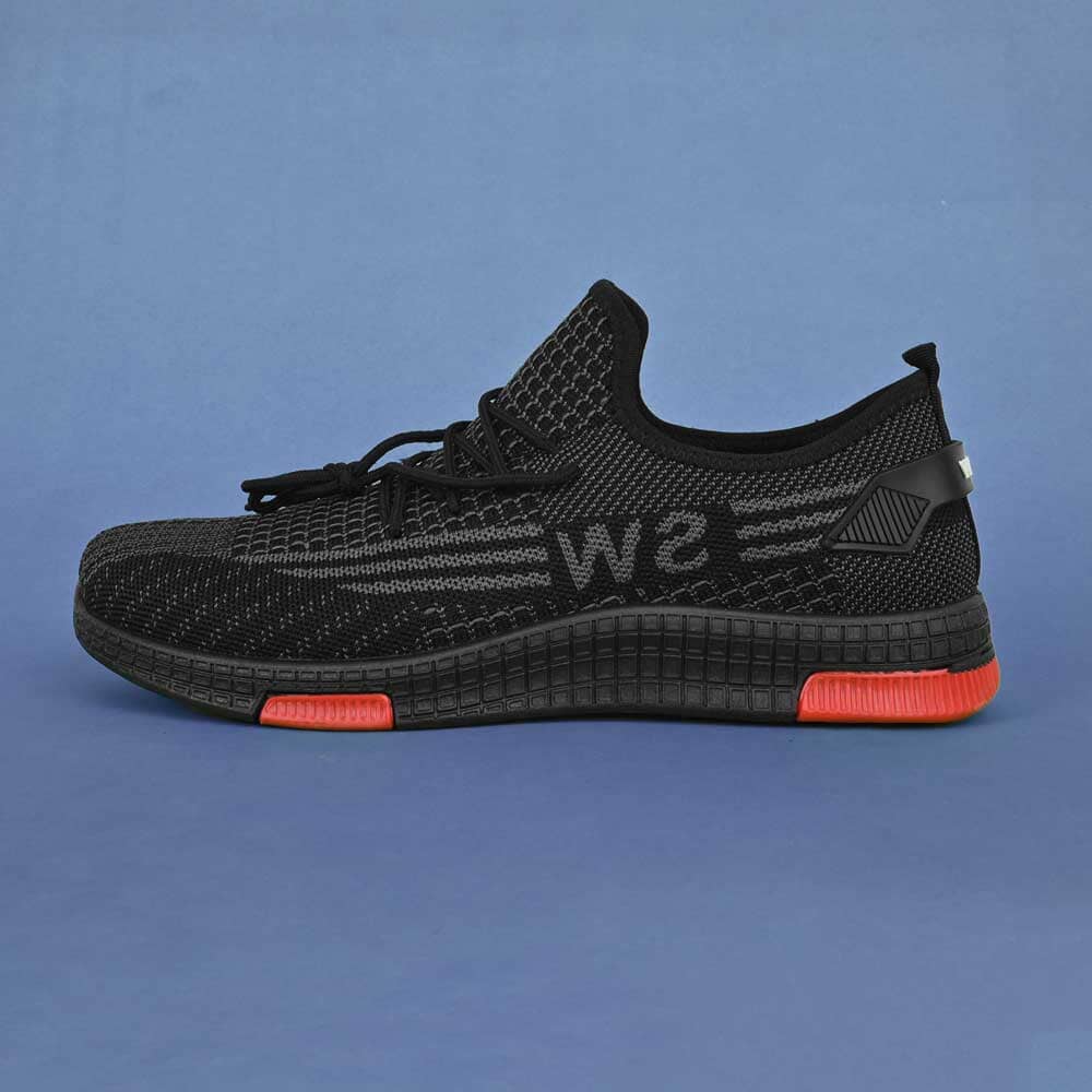 Walk Men's Stavelot WS Printed Jogger Shoes Men's Shoes Hamza Traders Black EUR 39 