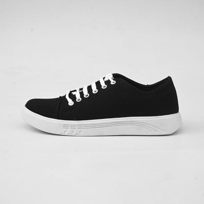 Men's Solwezi Contrast Sole Design Sneaker Shoes Men's Shoes Hamza Traders Black & White EUR 39 