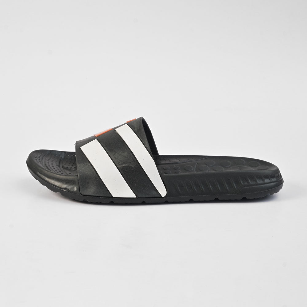 Aerofit Men's Contrast Strips Style Comfort Slides Men's Shoes NB Enterprises Black & Brown EUR 39 