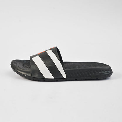 Aerofit Men's Contrast Strips Style Comfort Slides Men's Shoes NB Enterprises Black & Brown EUR 39 