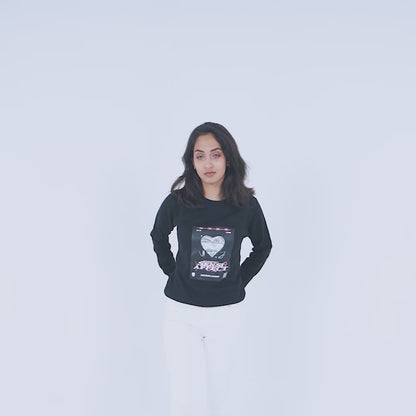 Polo Republica Women's Sense Affect Printed Fleece Sweatshirt