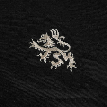 Men's Lion Crest Embroidered Short Sleeve Polo Shirt