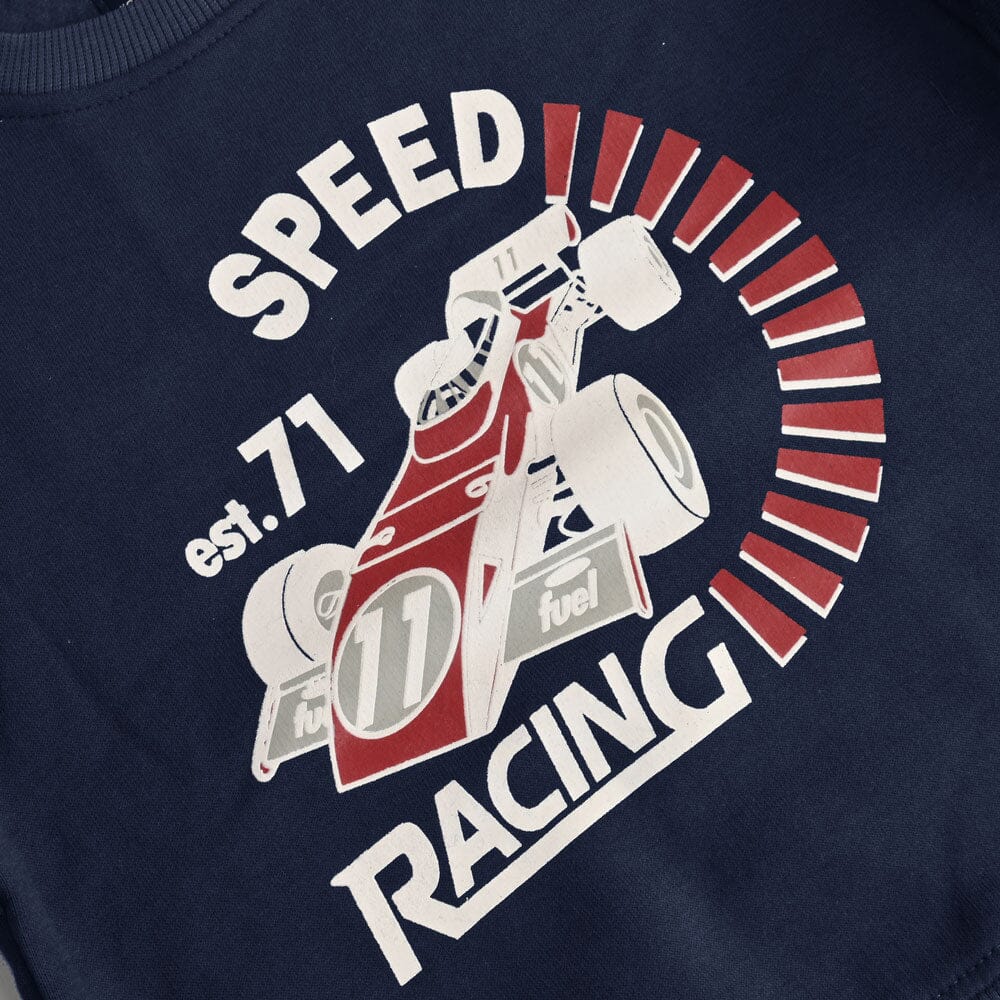 Archer & Finch Kid's Speed Racing Printed Sweat Shirt Boy's Sweat Shirt LFS 