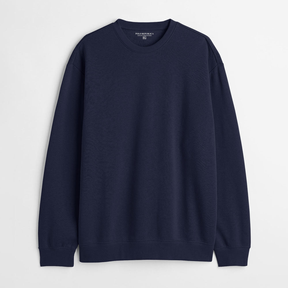 Polo Republica Men's Astrakhan Fleece Sweat Shirt Men's Sweat Shirt Polo Republica Navy S 