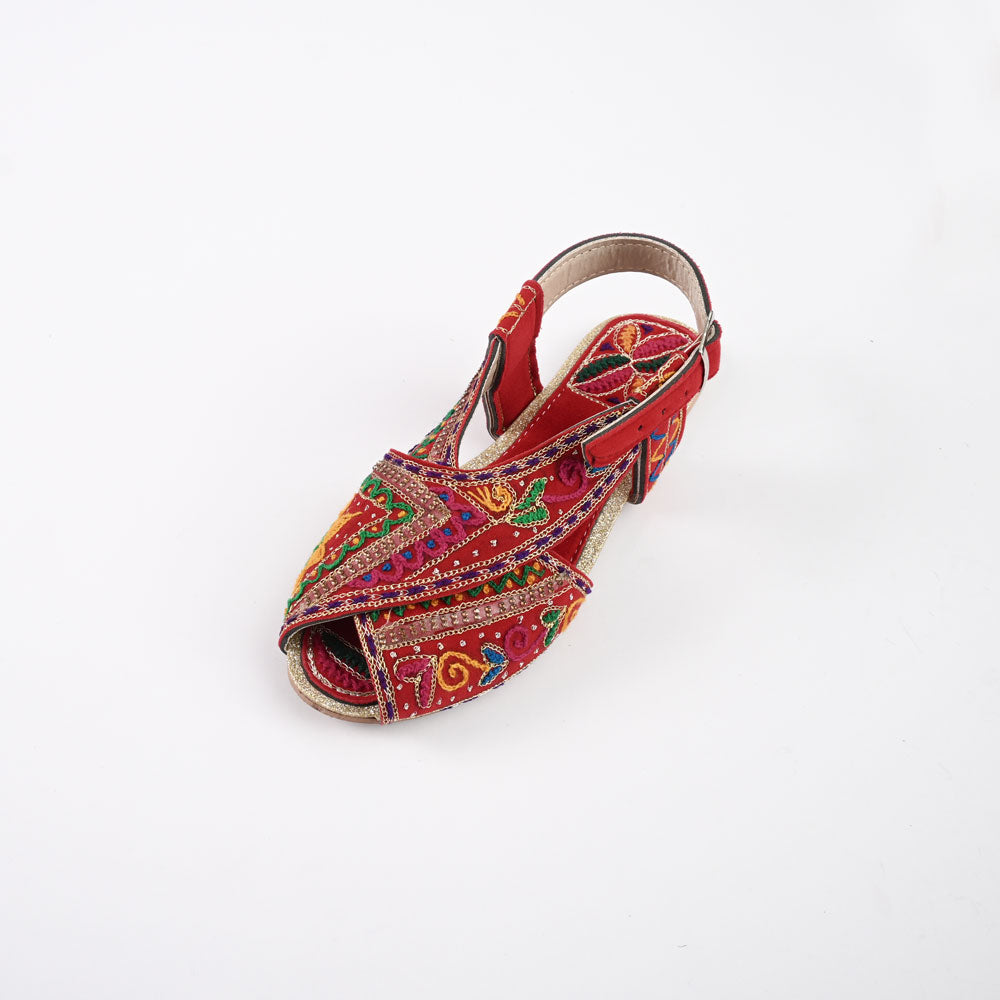 Women's Rijeka Embroidered Design Peshwari Chappal Women's Shoes SNQ 