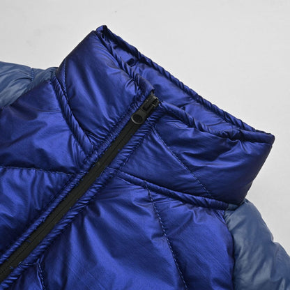 Max 21 Men's Zigzag Inner Fleece Quilted Raglan Zipper Jacket
