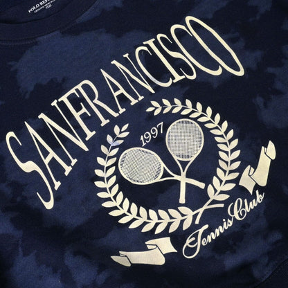 Polo Republica Women's San Francisco "Glow in the Dark" Printed Terry Sweatshirt