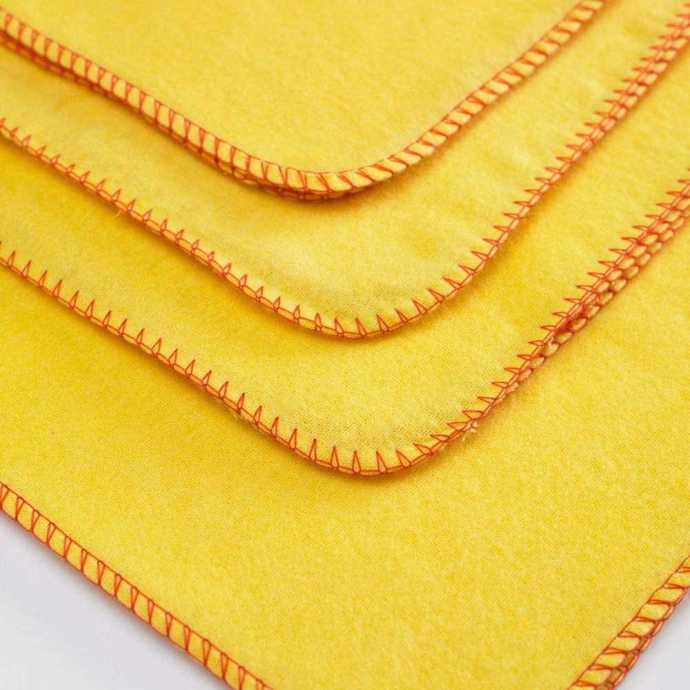 Flannel Yellow Duster Cloth - Pack Of 3