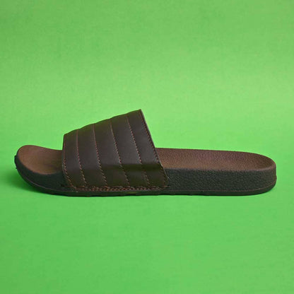 ATS Men's Rostock Premium Design Slides Men's Shoes SNAN Traders Chocolate EUR 39 