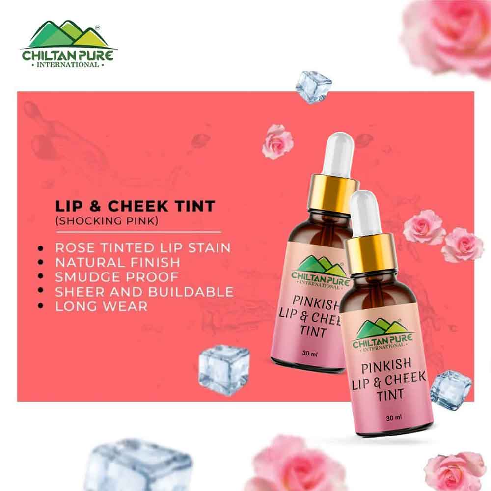Chiltan Pure Pinkish Lip & Cheek Tint Health & Beauty CNP 