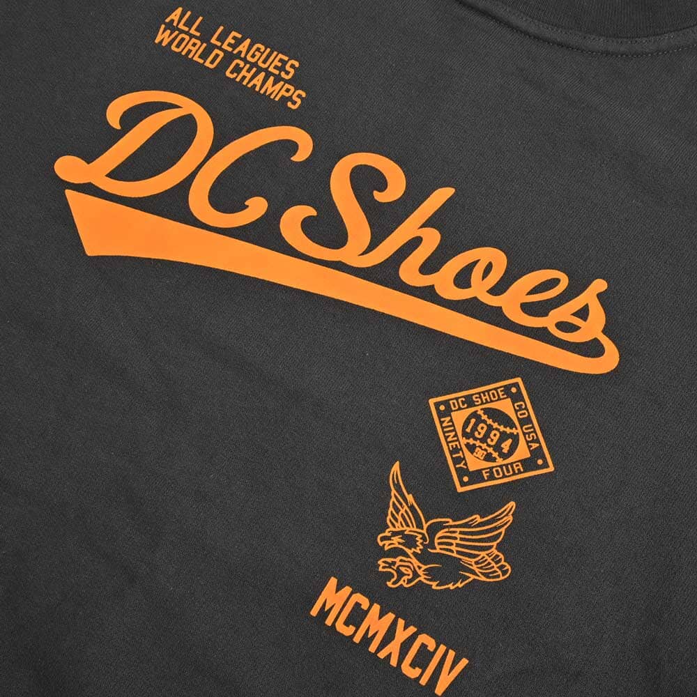 DC Men's All Leagues World Champs Printed Crew Neck Fleece Sweat Shirt Men's Sweat Shirt Fiza 