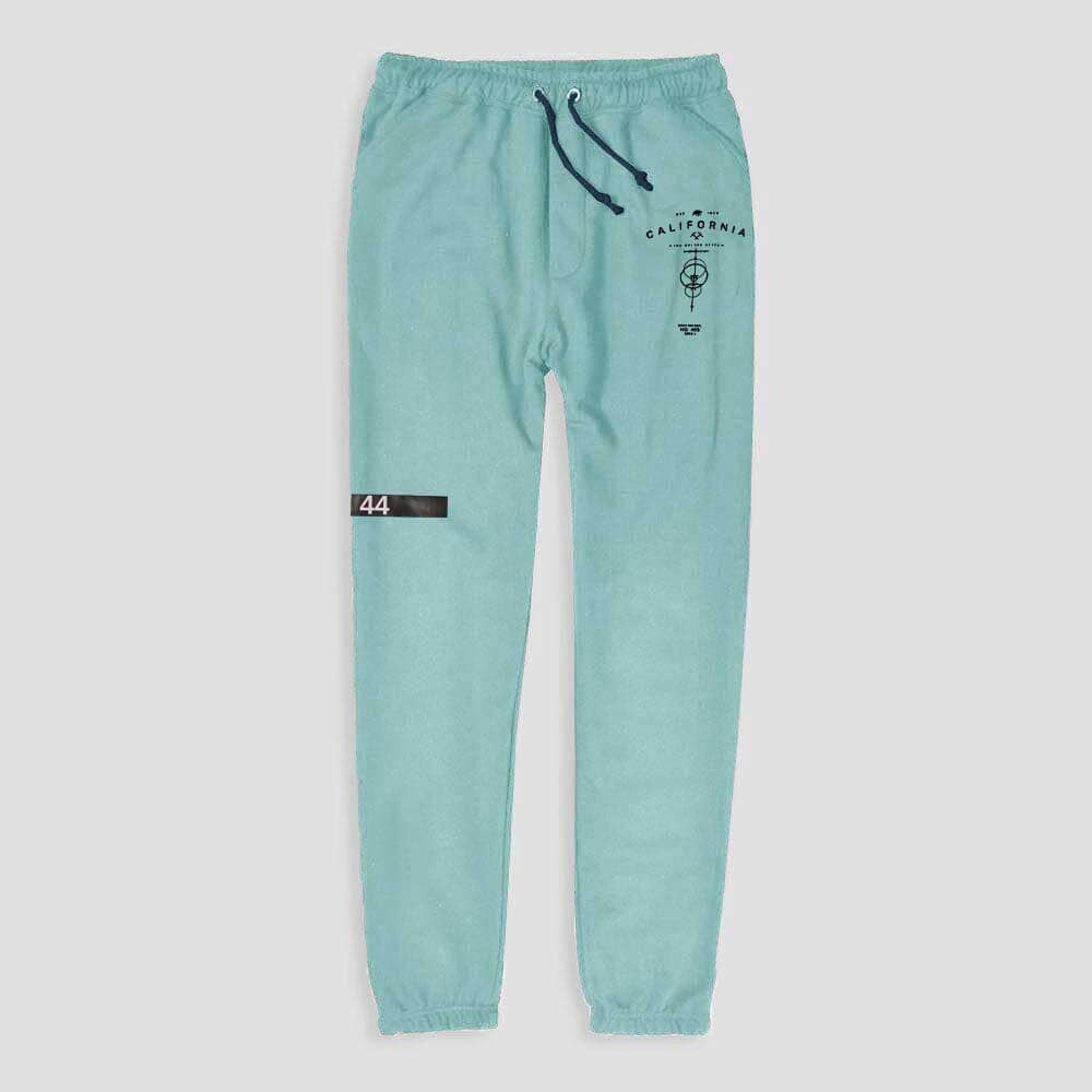 Polo Republica Men's California Printed Fleece Jogger Pants Men's Trousers Polo Republica Turquoise XS 