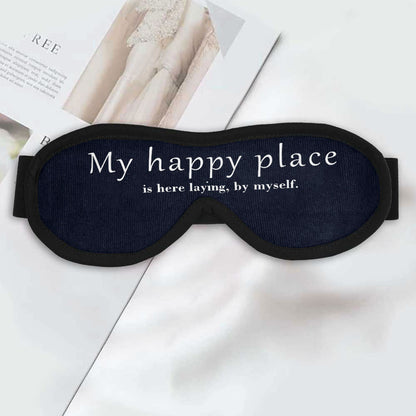 Polo Republica Eye Mask for Sleeping. Made-With-Waste! Eyewear Polo Republica Navy My Happy Place 