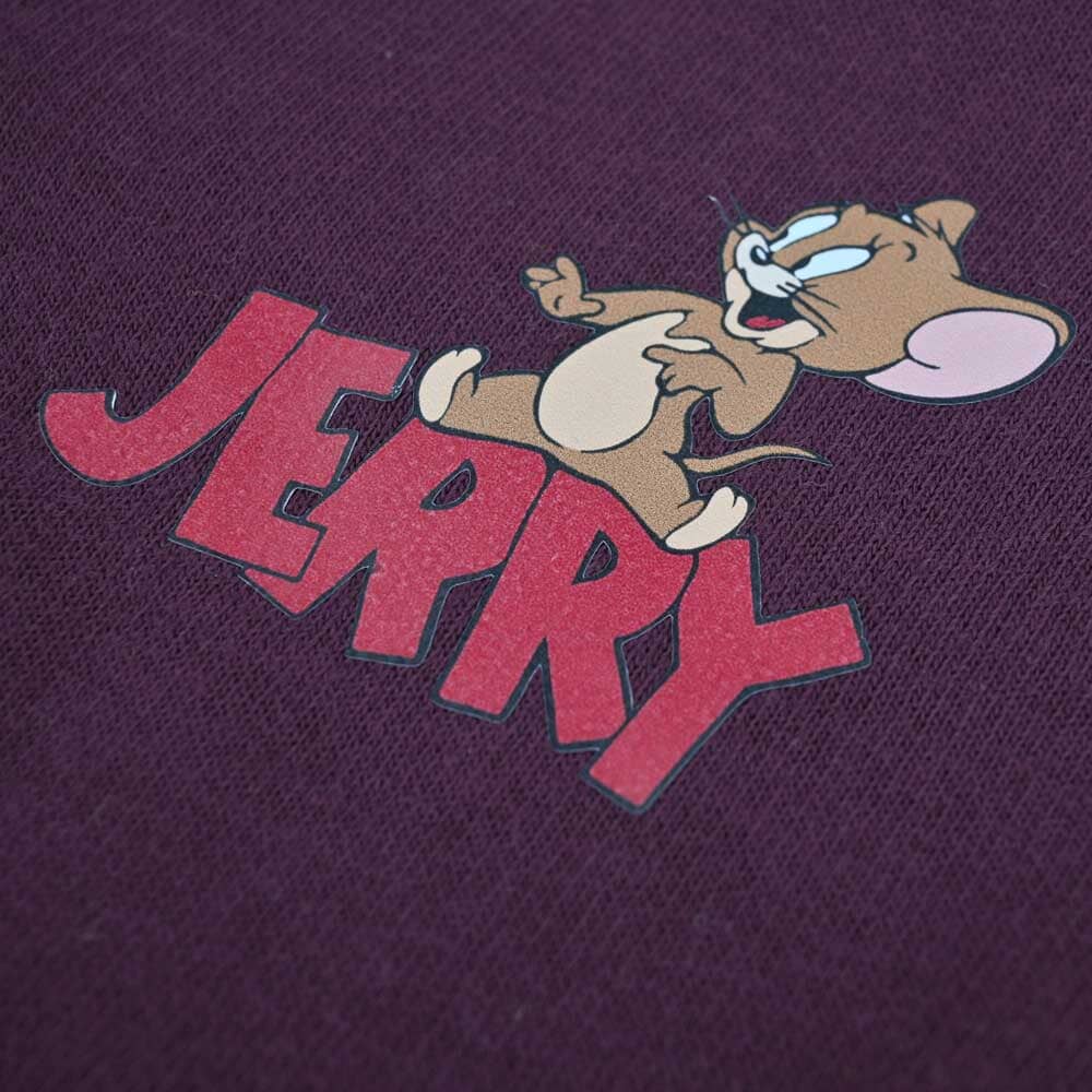 Smart Blanks Kid's Tom & Jerry Printed Long Sleeve Fleece Cardigan Boy's Sweat Shirt Fiza 