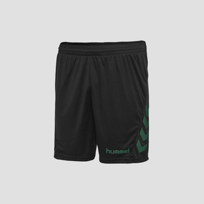 Hummel Boy's Down Arrow Style with Hummel Printed Activewear Shorts Boy's Shorts HAS Apparel Black & Bottle Green 4 Years 