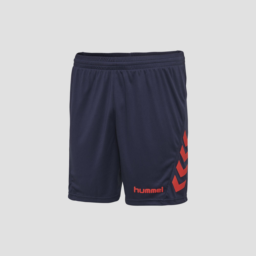 Hummel Boy's Down Arrow Style with Hummel Printed Activewear Shorts Boy's Shorts HAS Apparel Navy & Red 4 Years 