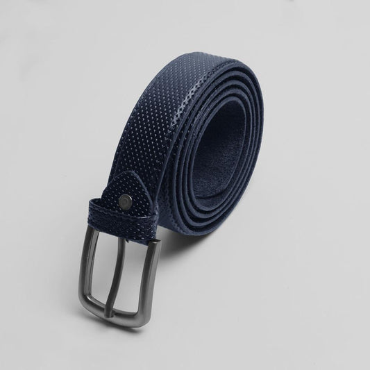 L&L Men's Aksaray Textured Design PU Leather Belt