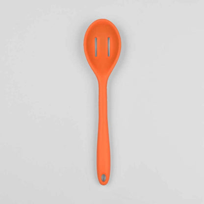 Silicone Slotted Serving Spoon Kitchen Accessories ALN Orange 