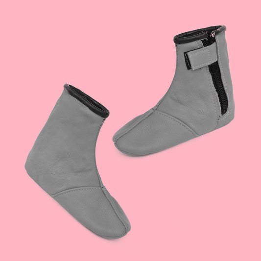 Kid's PU Leather Warmth Socks Socks NB Enterprises Grey EUR 30 