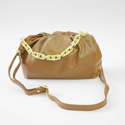 Women's Strasbourg Leather Classis Hand/Shoulder Bag bag SNAN Traders Mustard 