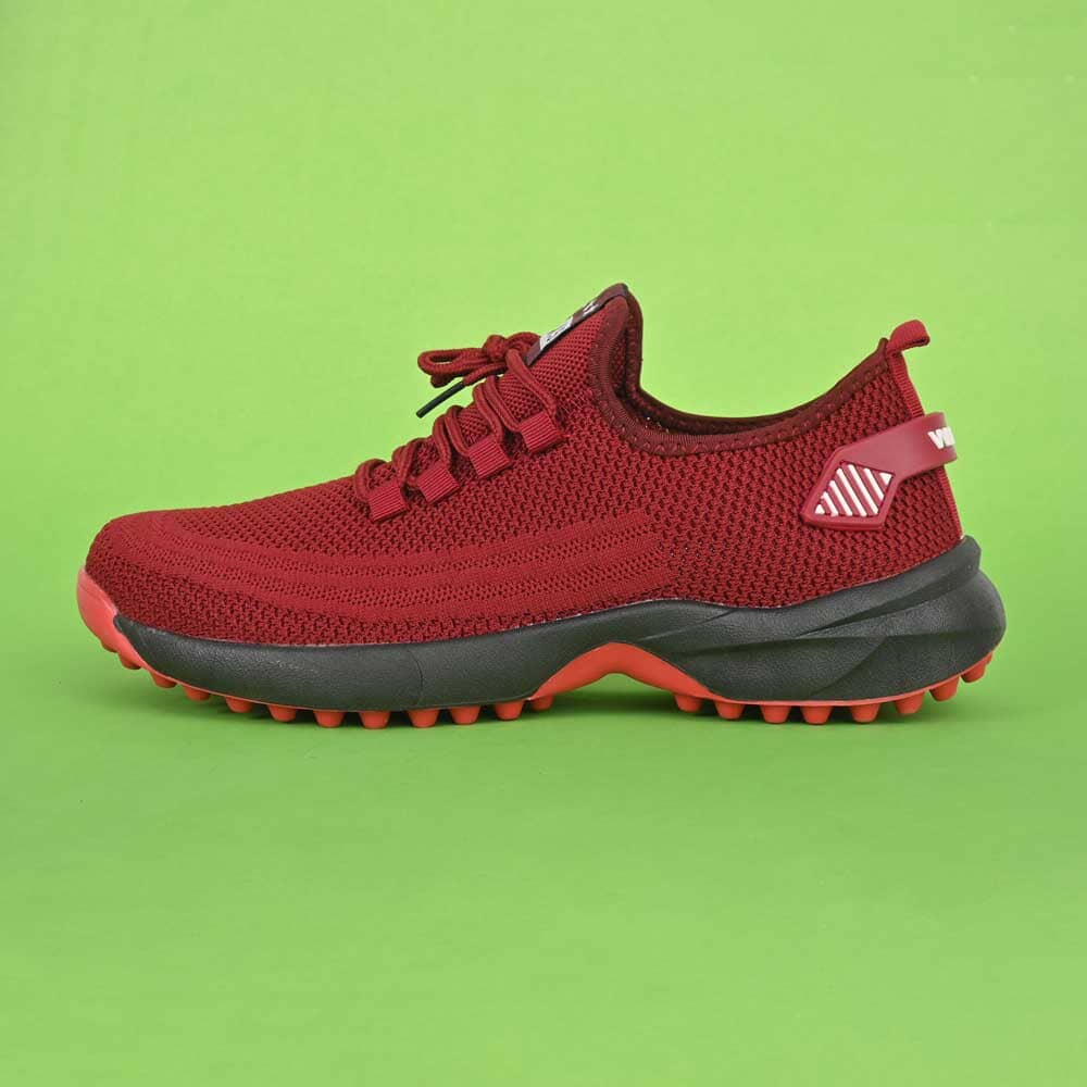 Walk Men's Virton Non Slip Gripper Jogging Shoes Men's Shoes Hamza Traders Red EUR 39 