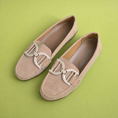 Classic Women's Buckle Design Moccasin Shoes Women's Shoes SNAN Traders 