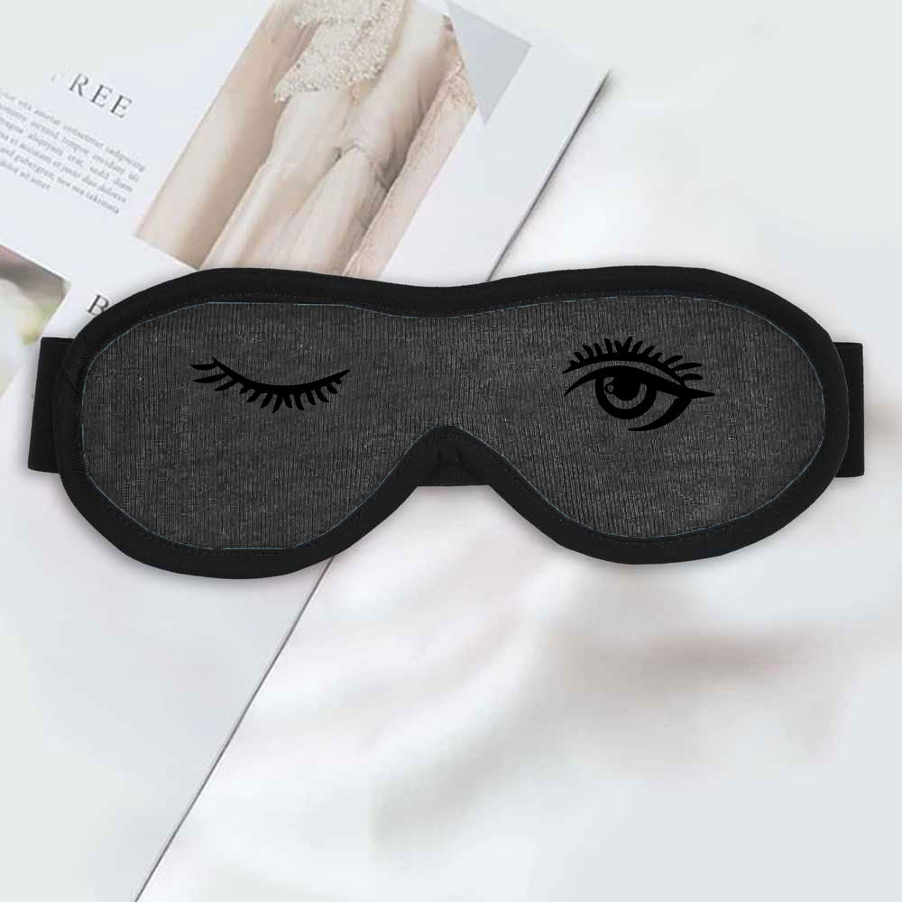 Polo Republica Eye Mask for Sleeping. Made-With-Waste! Eyewear Polo Republica Dark Graphite Wink 