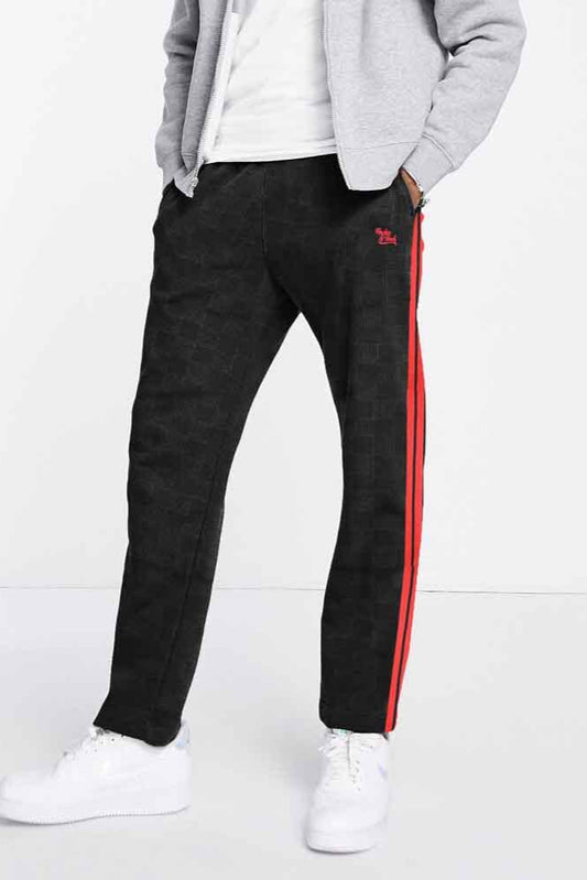 Archer & Finch Men's Gingham Pattern Jogger Pants Men's Trousers LFS 