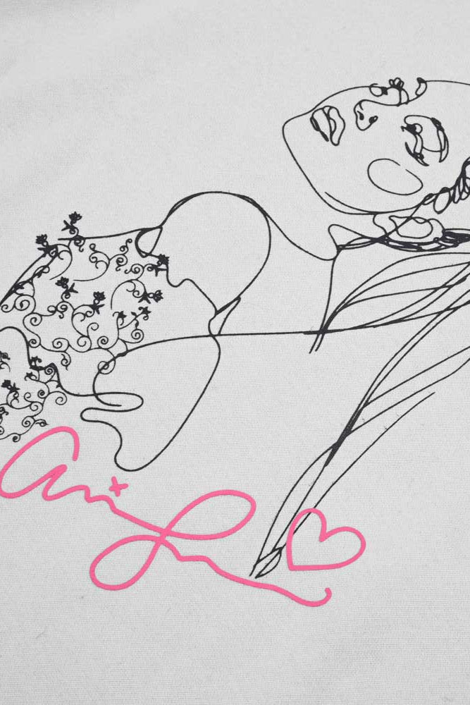 Polo Republica Women's Adriana Grande Printed Fleece Sweatshirt Women's Sweat Shirt Polo Republica 