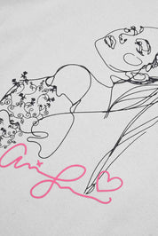 Polo Republica Women's Adriana Grande Printed Fleece Sweatshirt Women's Sweat Shirt Polo Republica 