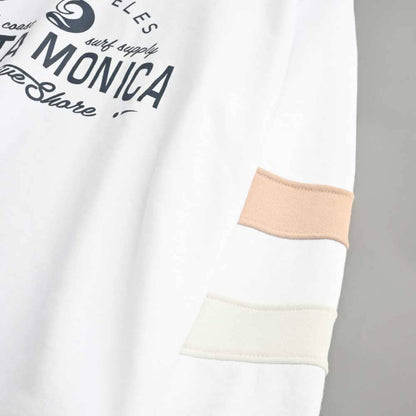 Polo Republica Men's Santa Monica Panel Sleeves Terry Sweat Shirt Men's Sweat Shirt Polo Republica 