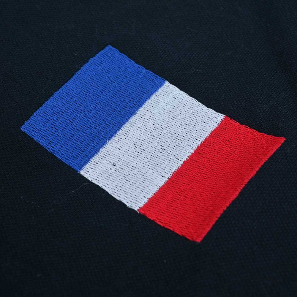 Polo Republica Men's France Flag & Crest Embroidered Polo Shirt Men's Polo Shirt Polo Republica 