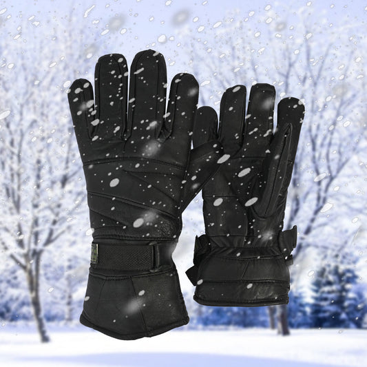 Unbroken Men's Cow Leather Winter Gloves Gloves NB Enterprises 