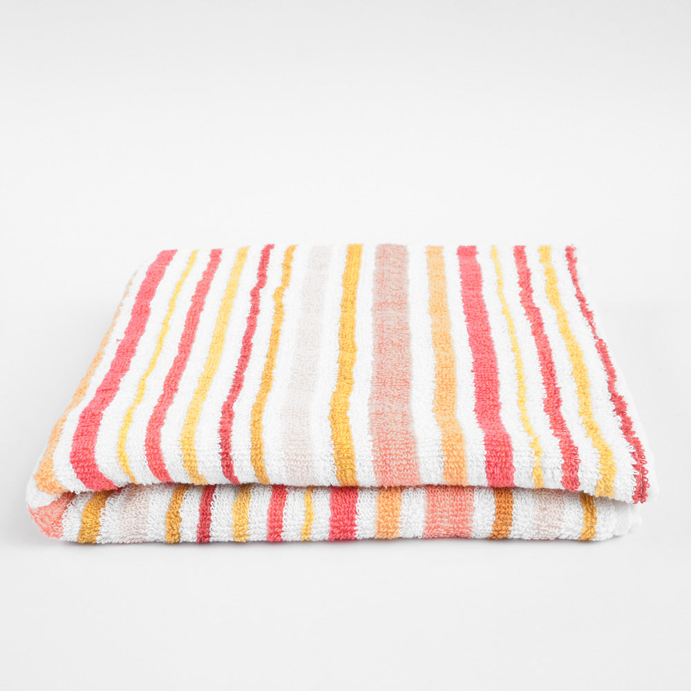 Belladrum Lining Style Hand Towel Towel Haroon Cp White & Brick 