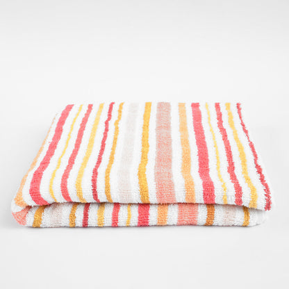 Belladrum Lining Style Hand Towel Towel Haroon Cp White & Brick 