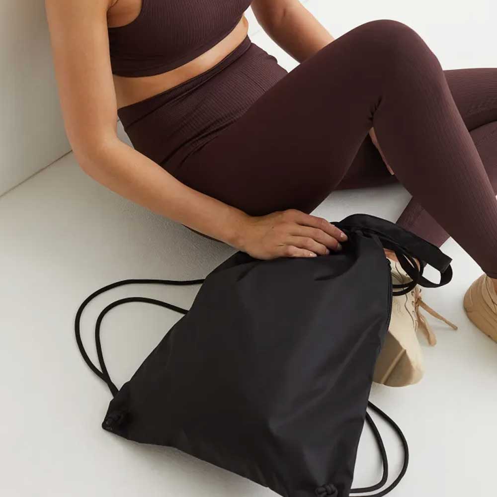 Polo Republica Basics Drawstring Bag. Made-With-Waste Drawstring Bag Polo Republica 