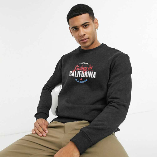 Richman Men's California Printed Fleece Sweat Shirt Men's Sweat Shirt ASE 
